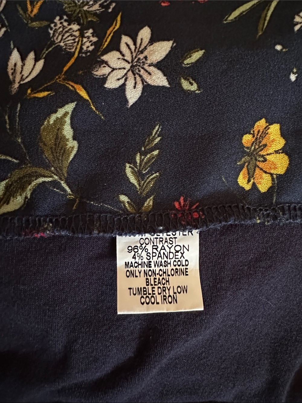 (2) Mixed media pullover tunic tops with cap sleeves: p2p 22” p2hem 24 1/2” - Picture 11 of 13